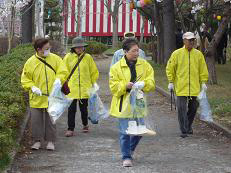 桜まつり清掃ボランティア