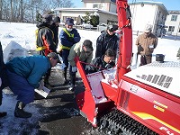 除雪機操作講習